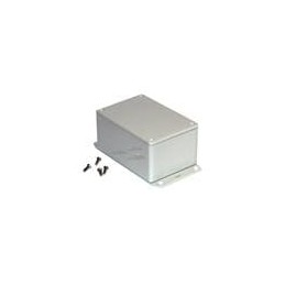 1 pcs : 1591TF2GY - Enclosures, Boxes & Cases ABS w/Bottom Flange 4.7x2.2x3.2' Grey