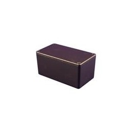 1 pcs : 1550DBK - Enclosures, Boxes & Cases Diecast Aluminum Box 4.51x2.1x2.6' Black