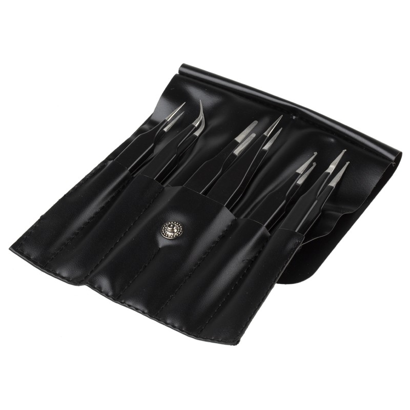1 Kit - RS PRO Stainless Steel, ESD Tweezer Set