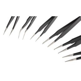1 Kit - RS PRO Stainless Steel, ESD Tweezer Set