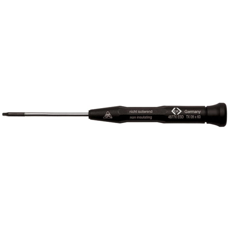 1 pcs - CK Torx Screwdriver, TX07 Tip, 50 mm Blade, 147 mm Overall