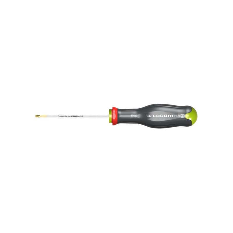 1 pcs - Facom Torx PLUS Screwdriver, T10 Tip, 100 mm Blade, 184 mm Overall