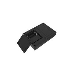 1 pcs : 1712AA,BK - Enclosures, Boxes & Cases S Series Flat Texture Top w/ 2AA Batt Comp 6.88 x 4.88 x 1.50', Black