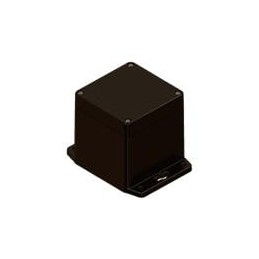 1 pcs : RBF33P06B28B - Enclosures, Boxes & Cases Black/Black Flanged Base Plastic Box Enclosure for Wall/Surface Mount