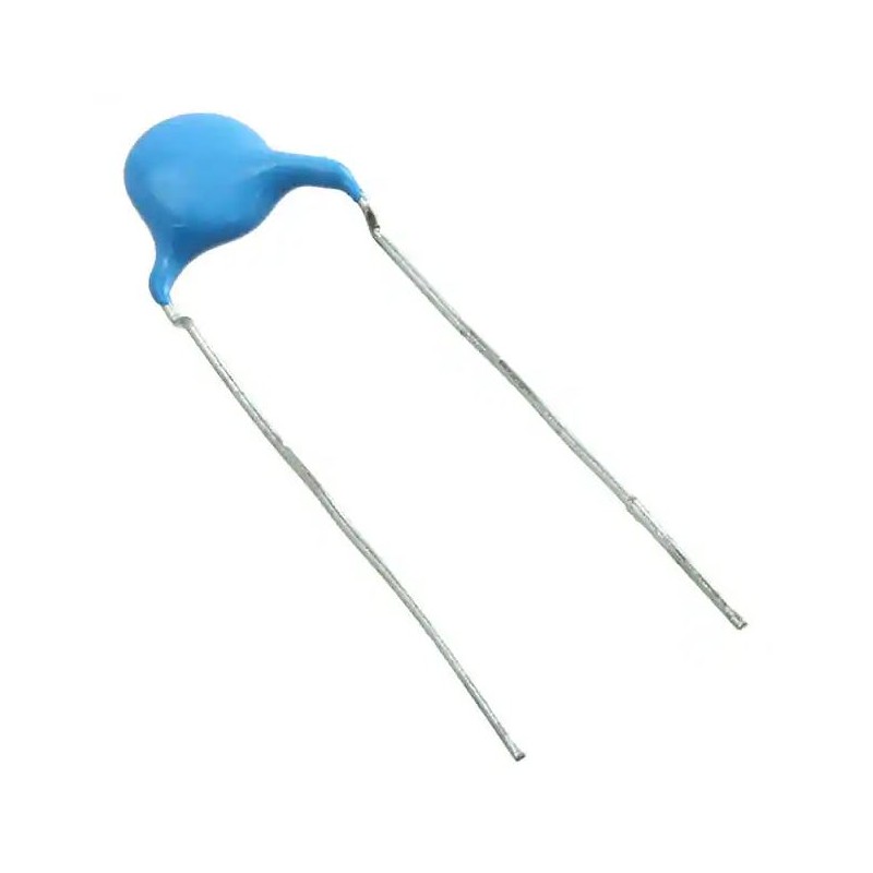 10 pcs - Murata Ceramic Single Layer Capacitor 2.2nF 250V dc ±20%, DE1E, Through Hole +125°C Max Op. Temp.