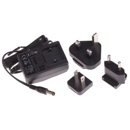 1 pcs - RS PRO 6W Plug-In AC/DC Adapter 9V dc Output, 670mA Output