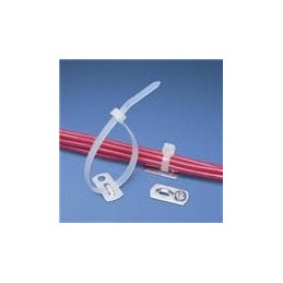 10 pcs : MBMS-S10-MY - Cable Tie Mounts ALUM CABLE TIE MOUNT
