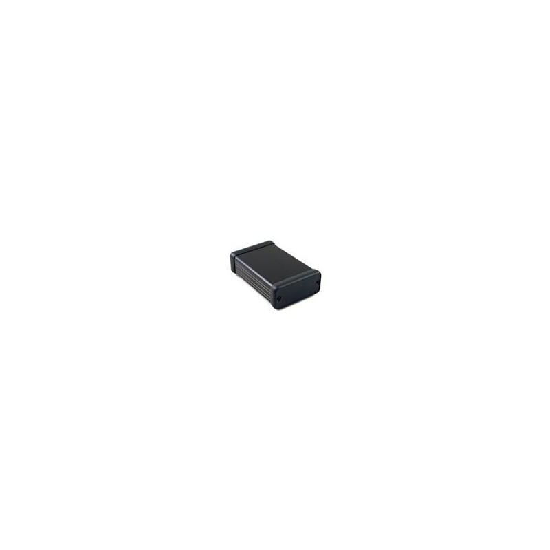 1 pcs : 1455C802BK - Enclosures, Boxes & Cases Alum w/Plastic Ends 3.15x2.13x.91' Black