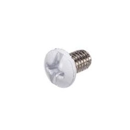 1 pcs : 9192-4 - Screws & Fasteners M4 METRIC SCREW WHITE