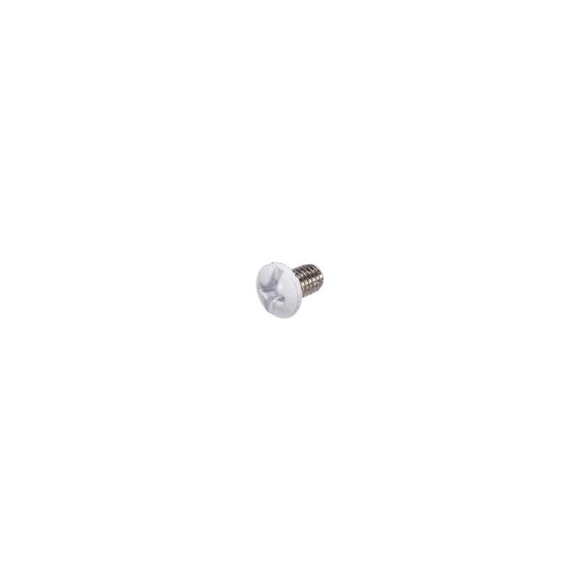 1 pcs : 9192-4 - Screws & Fasteners M4 METRIC SCREW WHITE