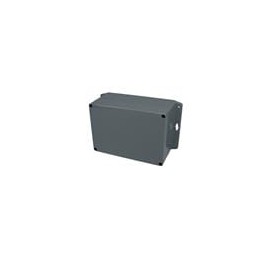 1 pcs : PN-1327-DGMB - Electrical Enclosures IP65 NEMA 4X Box Dark Gray with Mounting Brackets (6.7 X 4.8 X 3.2 In)