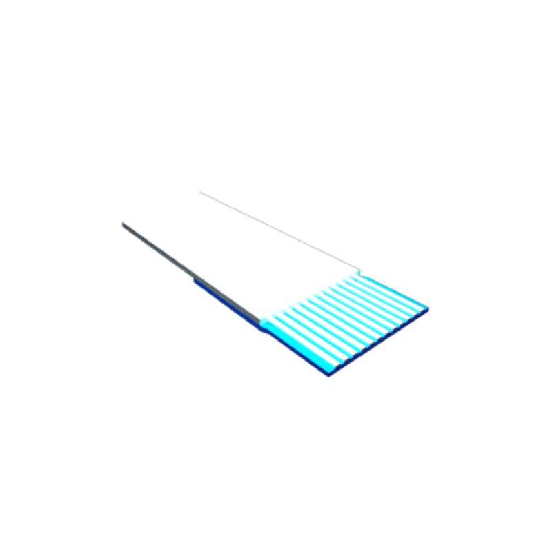 1 pcs - Samtec FJH Series FFC Ribbon Cable, 10-Way, 0.5mm Pitch, 4mm Length