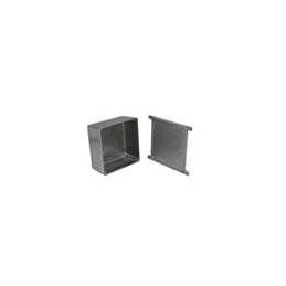 1 pcs : CU-5474 - Enclosures, Boxes & Cases Econobox Diecast Aluminum Box with Mounting Bracket Cover (4.8 X 4.8 X 2.3 In)
