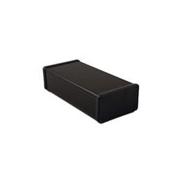 1 pcs : 1455K1602BK - Enclosures, Boxes & Cases Alum w/Plastic Ends 6.3x3.07x1.69' Black