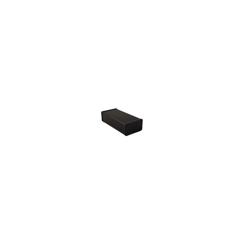1 pcs : 1455K1602BK - Enclosures, Boxes & Cases Alum w/Plastic Ends 6.3x3.07x1.69' Black