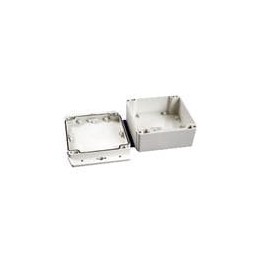 1 pcs : 1555N2F42GY - Enclosures, Boxes & Cases Watertight/Polycarb. 4.7x4.7x2.5' Flange