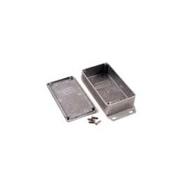 1 pcs : 1590BF - Enclosures, Boxes & Cases Diecast Alum wFlange 4.4x1.1x2.34'Natural
