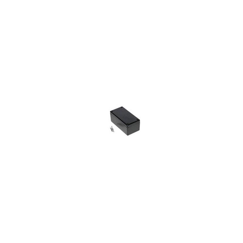 1 pcs : 1594DWBK - Enclosures, Boxes & Cases Flame Retardant ABS 1.7x2.6x5.2' Black