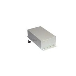 1 pcs : 1591EF2GY - Enclosures, Boxes & Cases ABS w/Bottom Flange 7.5x2.2x4.3' Grey