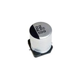 10 pcs : EEH-ZC1H220P - Aluminium Organic Polymer Capacitors 22uF 50volt AEC-Q200