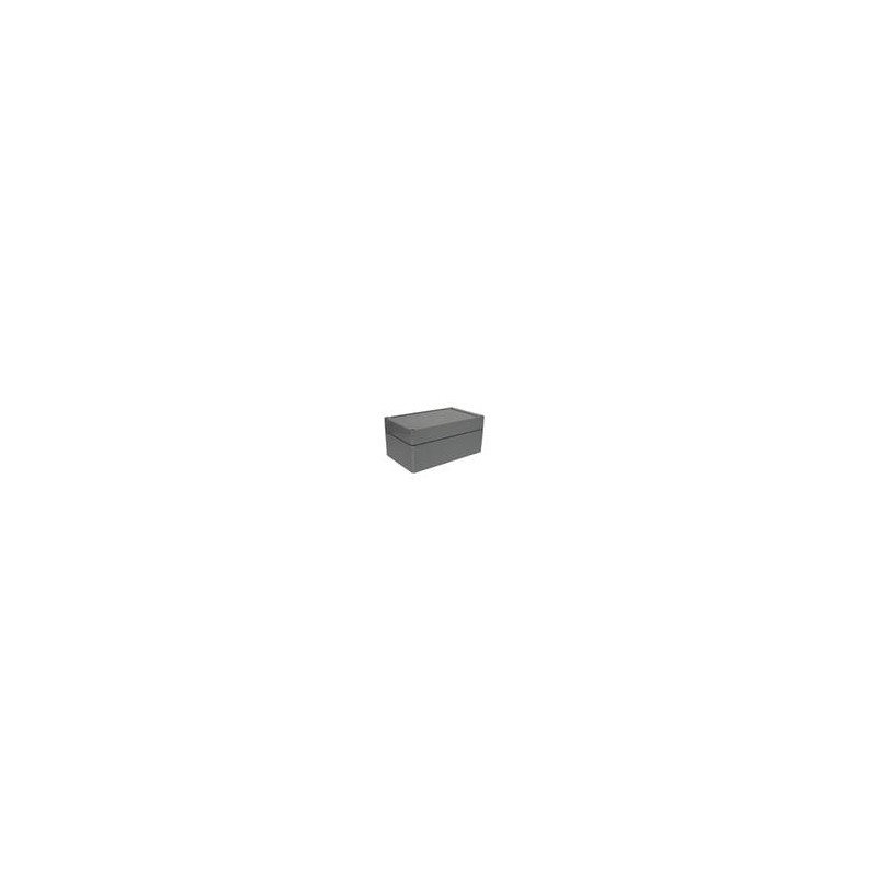 1 pcs : PNR-2604-DG - Electrical Enclosures NEMA Box with Recessed Cover Dark Gray (7.9 X 4.7 X 3.5 In)