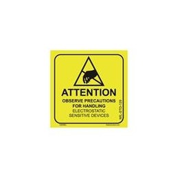 1 pcs : 129LABEL - Labels & Industrial Warning Signs Label, MIL-STD-129N, 2In X 2In, 500/Roll