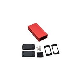 1 pcs : EXN-23352-RD - Enclosures, Boxes & Cases Extruded Aluminum Enclosure Red (1.4 X 2.7 X 5.1 In)