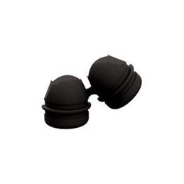 10 pcs : 23MP06N34EZ - Grommets & Bushings EZ Strain Relief Bushing, Round, SJT/SJ, .625 Hole, Black, HS Nylon, .062 Panel