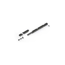 1 pcs : 426C-280UMB - Racks & Rack Cabinet Accessories Wedgelock, Aluminum, Black Anodized, 0.260x0.250x2.80 Inch