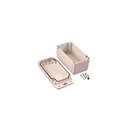 1 pcs : 1555C2F42GY - Enclosures, Boxes & Cases Watertight/Polycarb. 4.7x2.6x2.5' Flanged