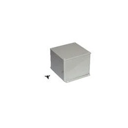 1 pcs : 1591VF2GY - Enclosures, Boxes & Cases ABS w/Bottom Flange 4.7x3.5x4.7' Grey