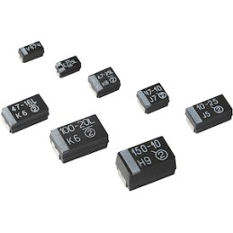 10 pcs - Vishay 10μF Tantalum Capacitor 10V dc