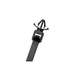10 pcs : PLWP1M-D0 - Cable Tie Mounts LOCKING WING PSH MNT MINATURE 1 BLACK