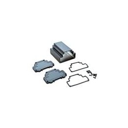 1 pcs : DMX-4780-B - Electrical Enclosures DIN Rail Extruded Aluminum Box 3.9 X 4.5 X 2.7'