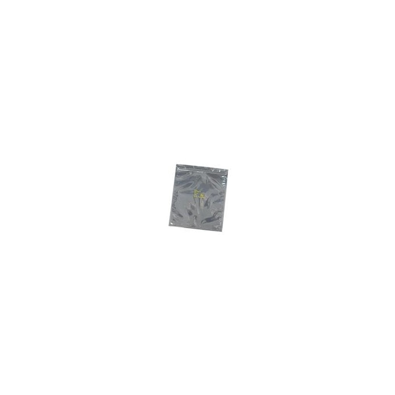 1 pcs : 30044 - Antistatic Control Products Static Shield Bag, 1000 Series Metal-In Zip, 4X4, 100 Ea