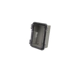 1 pcs : NBF-32204 - Electrical Enclosures NEMA Enclosure ABS Poly Blend with Clear Polycarbonate Door (5.9 X 3.9 X 2.8 In)