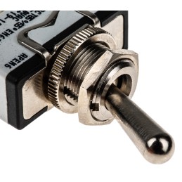 1 pcs - APEM Toggle Switch, Panel Mount, On-On, SPDT, Screw Terminal, 400V ac