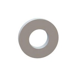 1 pcs : 17W07527 - Washers Flat Washer, .375 ID, .750 OD, .125 Thick, Natural, Nylon