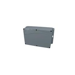 1 pcs : PN-1329-DGMB - Electrical Enclosures IP65 NEMA 4X Box Dark Gray with Mounting Brackets (8.7 X 5.8 X 3 In)