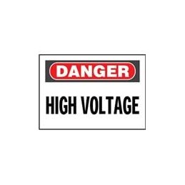 1 pcs : PPS0710D72 - Labels & Industrial Warning Signs ADH Sign Poly 'Danger High V