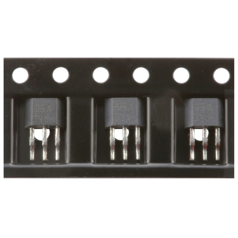 50 pcs - Honeywell Surface Mount Hall Effect Sensor, TO-92, 3-Pin