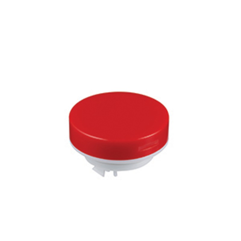 1 pcs - NKK Switches Red/Clear Push Button Cap for Use with LB Series Pushbuttons, 19 (Dia.) x 9mm