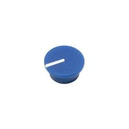 1 pcs : 450-CP153 - Knobs & Dials BLUE CAP 9mm