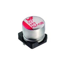 10 pcs : 875105344009 - Aluminium Organic Polymer Capacitors WCAP-PSLP 16V 82uF 20% ESR30mOhms