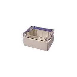 1 pcs : 1554F2GYCL - Enclosures, Boxes & Cases General Enclosure - Grey/Clear Lid - 4.7 x 3.5 x 2.4in - Polycarbonate - N4X
