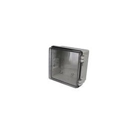 1 pcs : NBF-32210 - Electrical Enclosures NEMA Enclosure ABS Poly Blend with Clear Polycarbonate Door (5.9 X 5.9 X 3.5 In)