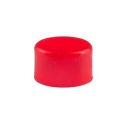10 pcs : AT4063C - Switch Bezels / Switch Caps .157' RND RED CAP