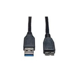 1 pcs : U326-006-BK - USB Cables / IEEE 1394 Cables 6FTUSB3 A/MICRO-B CBL