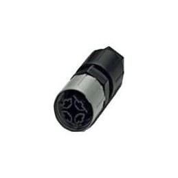 1 pcs : 1423988 - Circular Metric Connectors QPD P3PE2,5 9-14 BK