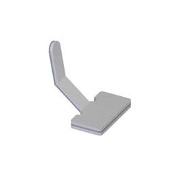 10 pcs : PFC-25M - Cable Mounting & Accessories Clamp,Adj,Adh Bs,White,Alum W/ Foam, Clamp,Adj,Adh Mount,White